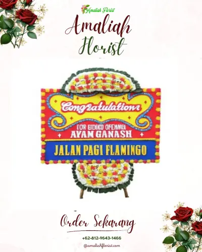 Bunga Papan Congratulation di Jatinangor